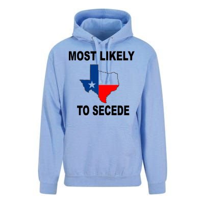 Most Likely To Secede Texas Unisex Surf Hoodie