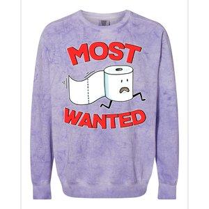 Most Wanted Toilet Paper Colorblast Crewneck Sweatshirt