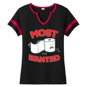 Most Wanted Toilet Paper Ladies Halftime Notch Neck Tee