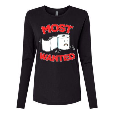 Most Wanted Toilet Paper Womens Cotton Relaxed Long Sleeve T-Shirt