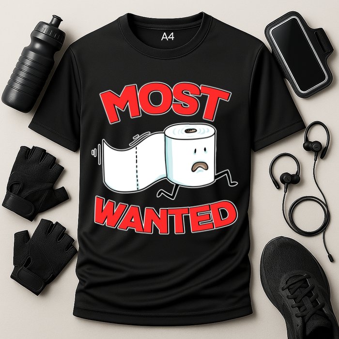 Most Wanted Toilet Paper Cooling Performance Crew T-Shirt