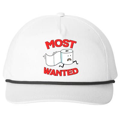 Most Wanted Toilet Paper Snapback Five-Panel Rope Hat