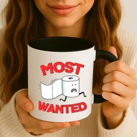 Most Wanted Toilet Paper Mug