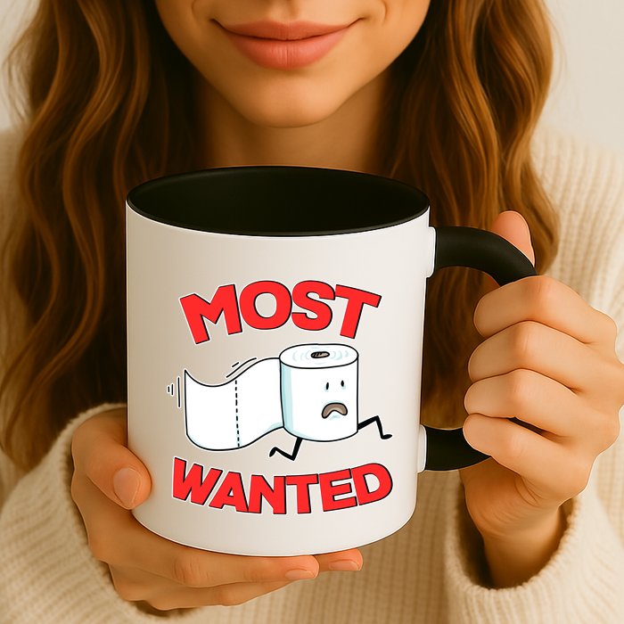 Most Wanted Toilet Paper Mug