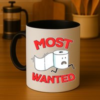 Most Wanted Toilet Paper Mug
