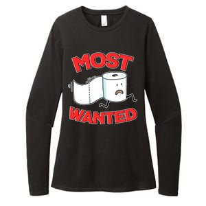 Most Wanted Toilet Paper Womens CVC Long Sleeve Shirt