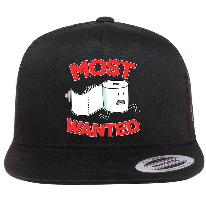 Most Wanted Toilet Paper Flatbill Hat