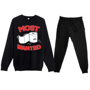 Most Wanted Toilet Paper Premium Crewneck Sweatsuit Set