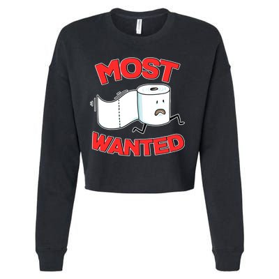 Most Wanted Toilet Paper Cropped Pullover Crew