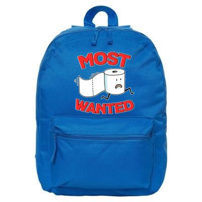 Most Wanted Toilet Paper 16 in Basic Backpack