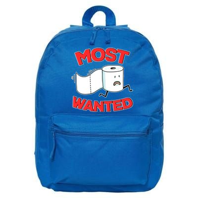 Most Wanted Toilet Paper 16 in Basic Backpack