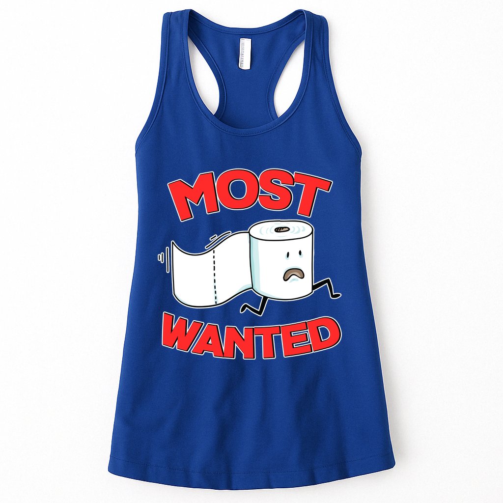 Most Wanted Toilet Paper Womens Tank Top