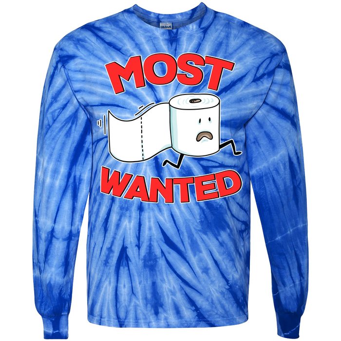 Most Wanted Toilet Paper Tie-Dye Long Sleeve Shirt