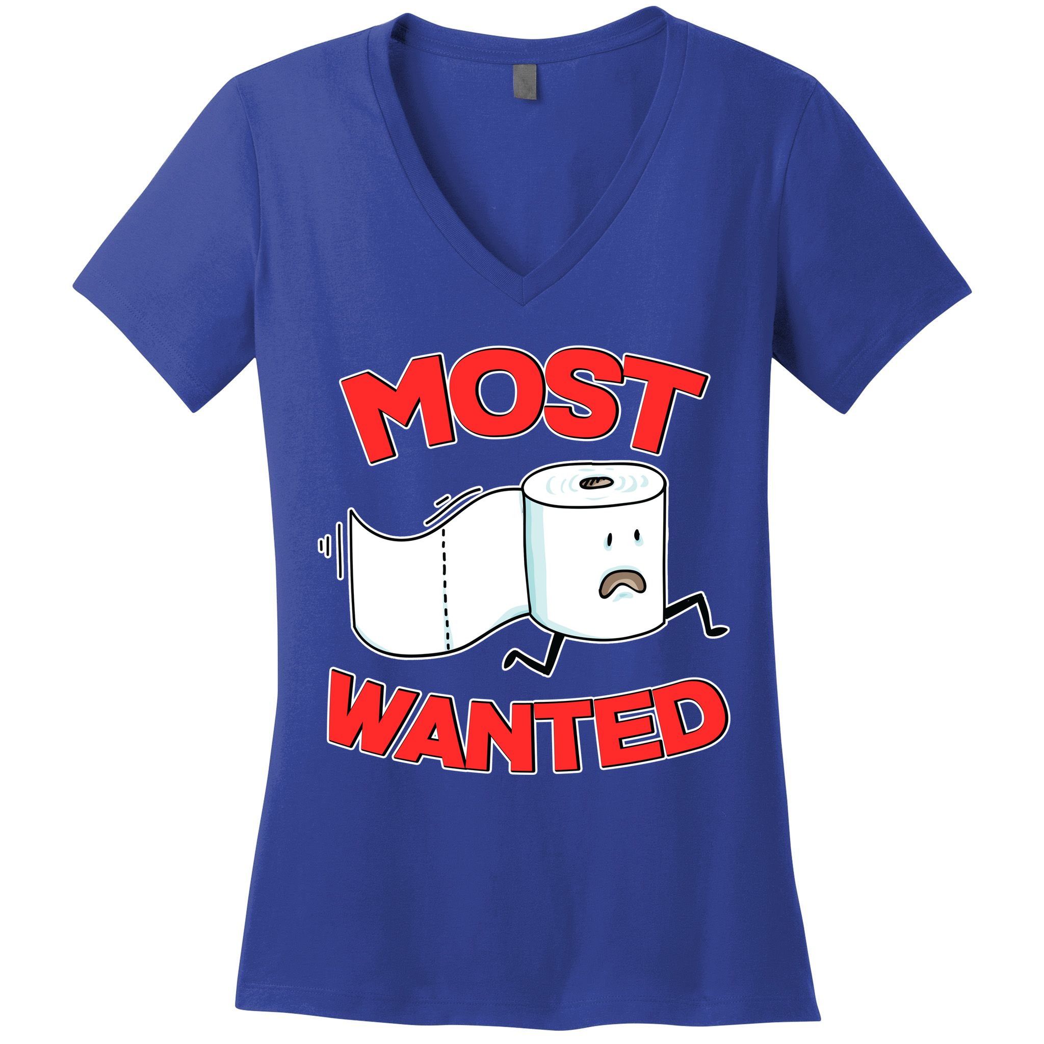 Most Wanted Toilet Paper Women's V-Neck T-Shirt