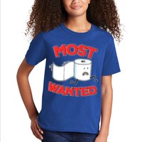 Most Wanted Toilet Paper Kids T-Shirt