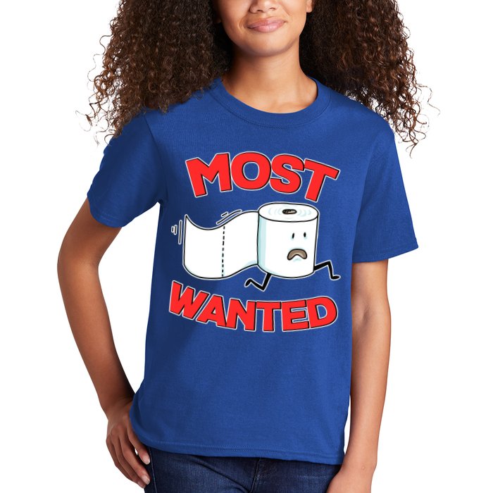 Most Wanted Toilet Paper Kids T-Shirt