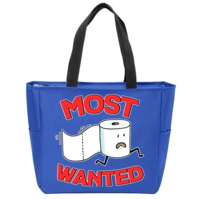 Most Wanted Toilet Paper Zip Tote Bag