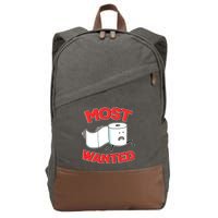 Most Wanted Toilet Paper Cotton Canvas Backpack