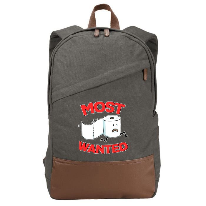 Most Wanted Toilet Paper Cotton Canvas Backpack