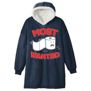 Most Wanted Toilet Paper Hooded Wearable Blanket