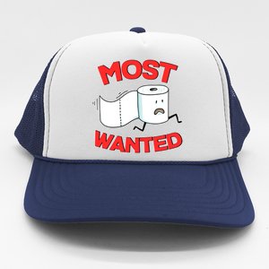 Most Wanted Toilet Paper Trucker Hat