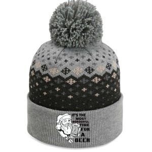 Most Wonderful Time For A Beer The Baniff Cuffed Pom Beanie