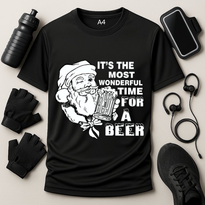 Most Wonderful Time For A Beer Performance Shirt