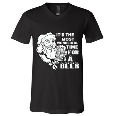 Most Wonderful Time For A Beer V-Neck T-Shirt