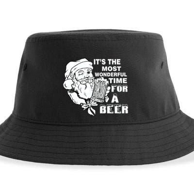 Most Wonderful Time For A Beer Sustainable Bucket Hat