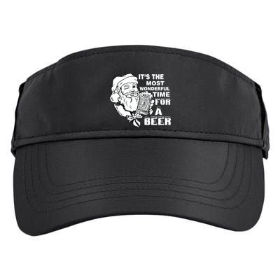 Most Wonderful Time For A Beer Adult Drive Performance Visor