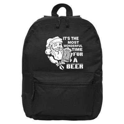 Most Wonderful Time For A Beer 16 in Basic Backpack
