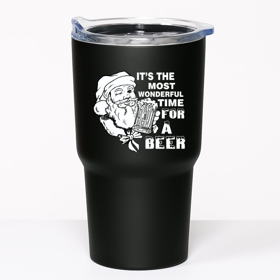Most Wonderful Time For A Beer Tumbler