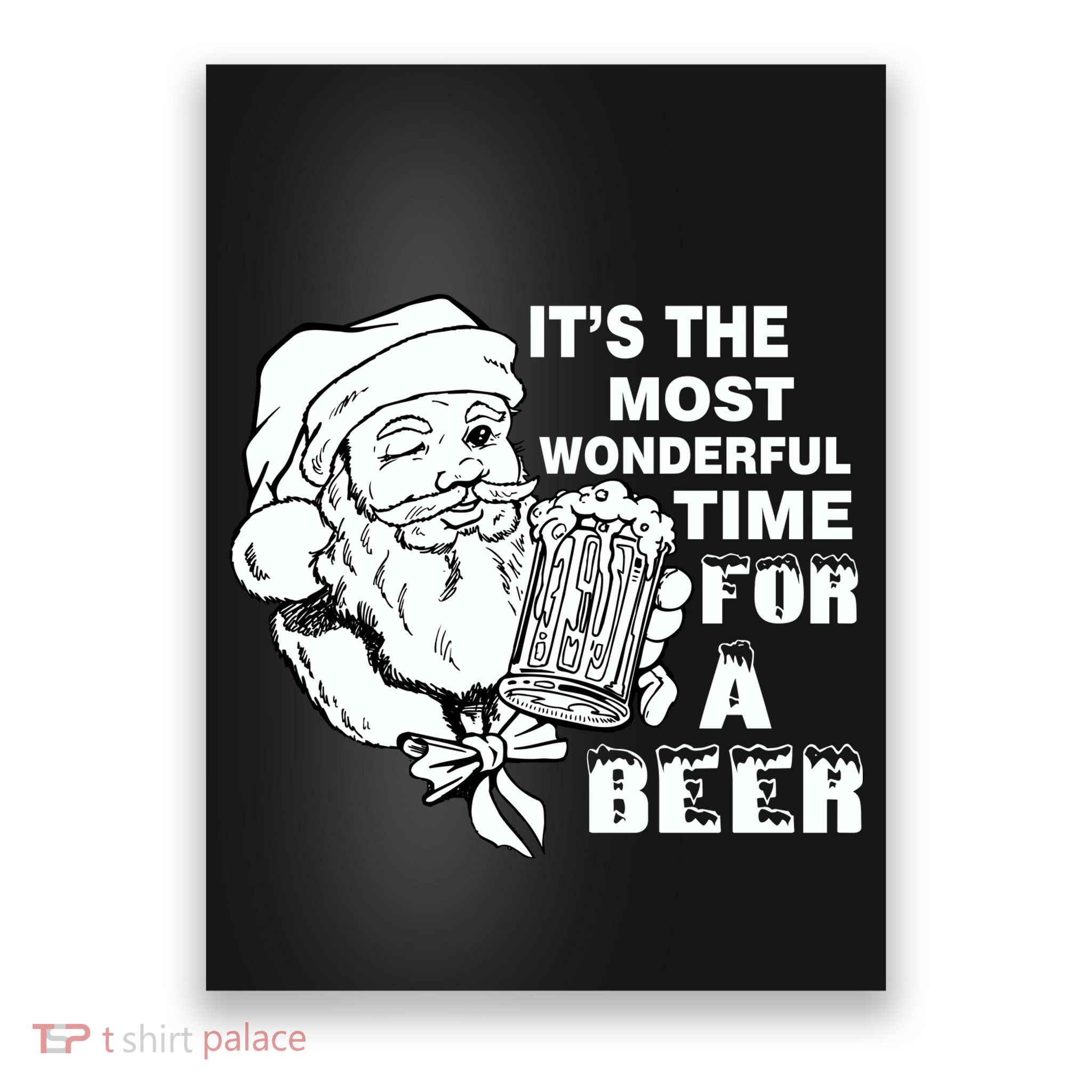 Most Wonderful Time For A Beer Poster