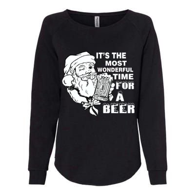 Most Wonderful Time For A Beer Womens California Wash Sweatshirt