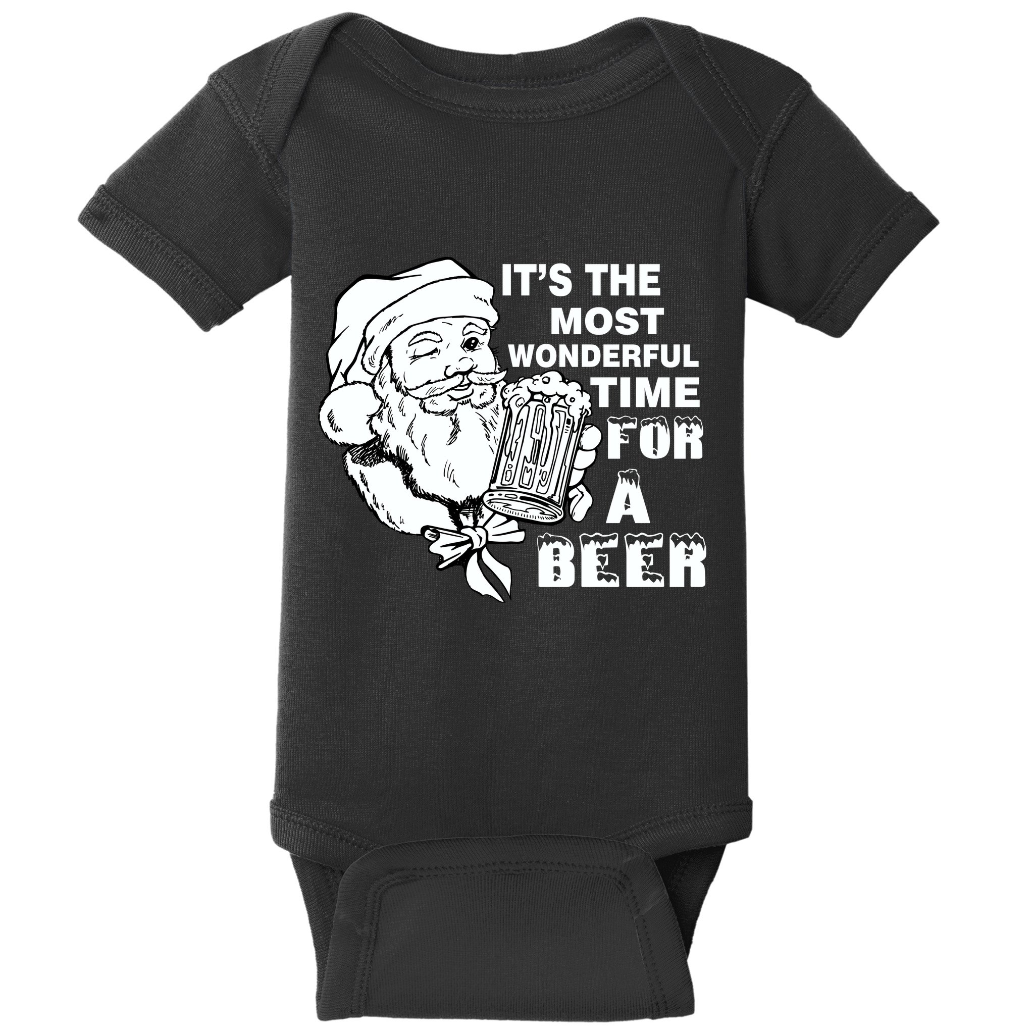 Most Wonderful Time For A Beer Baby Bodysuit