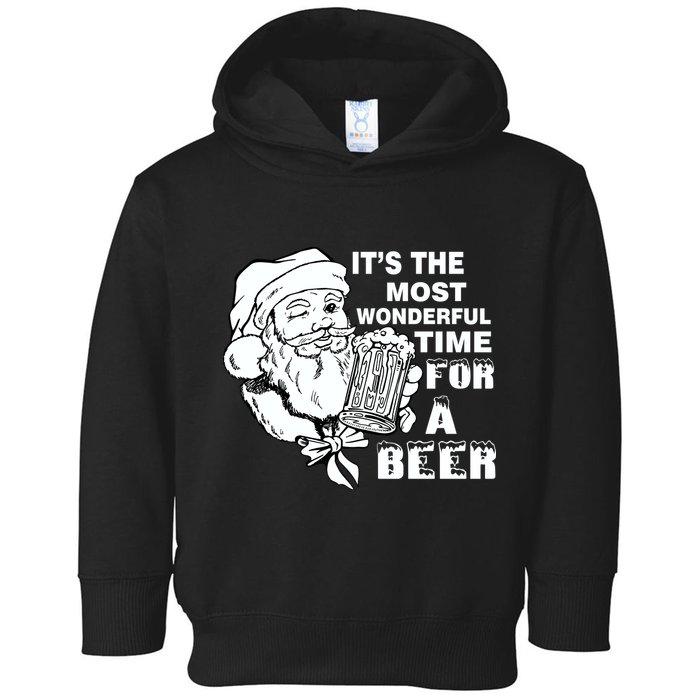Most Wonderful Time For A Beer Toddler Hoodie