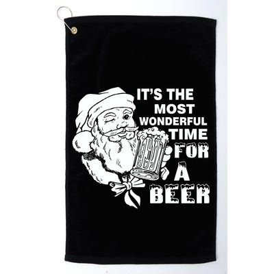 Most Wonderful Time For A Beer Golf Towel