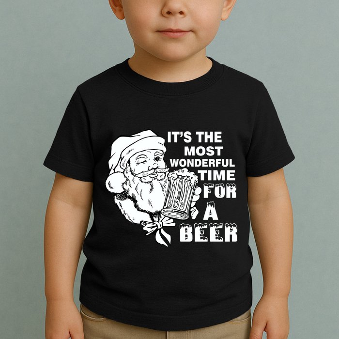 Most Wonderful Time For A Beer Toddler T-Shirt