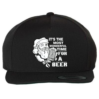 Most Wonderful Time For A Beer Wool Snapback Cap