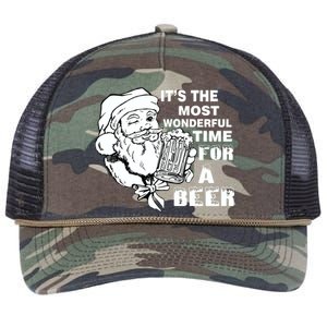 Most Wonderful Time For A Beer Retro Rope Trucker Hat Cap