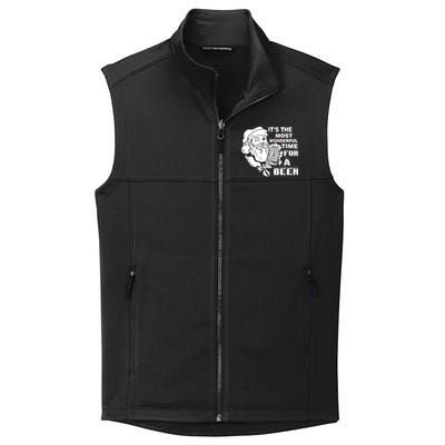 Most Wonderful Time For A Beer Collective Smooth Fleece Vest