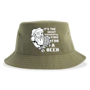 Most Wonderful Time For A Beer Sustainable Bucket Hat