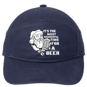 Most Wonderful Time For A Beer 7-Panel Snapback Hat