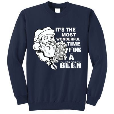 Most Wonderful Time For A Beer Tall Sweatshirt