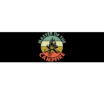 Master Of The Campfire Dad Camping Camping Dad Gift Bumper Sticker