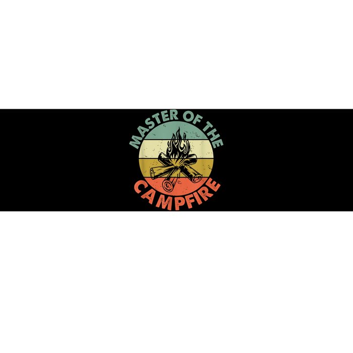 Master Of The Campfire Dad Camping Camping Dad Gift Bumper Sticker