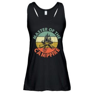 Master Of The Campfire Dad Camping Camping Dad Gift Ladies Essential Flowy Tank