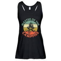 Master Of The Campfire Dad Camping Camping Dad Gift Ladies Essential Flowy Tank