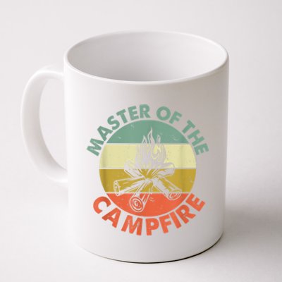 Master Of The Campfire Dad Camping Camping Dad Gift Coffee Mug