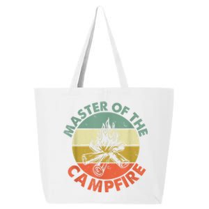 Master Of The Campfire Dad Camping Camping Dad Gift 25L Jumbo Tote